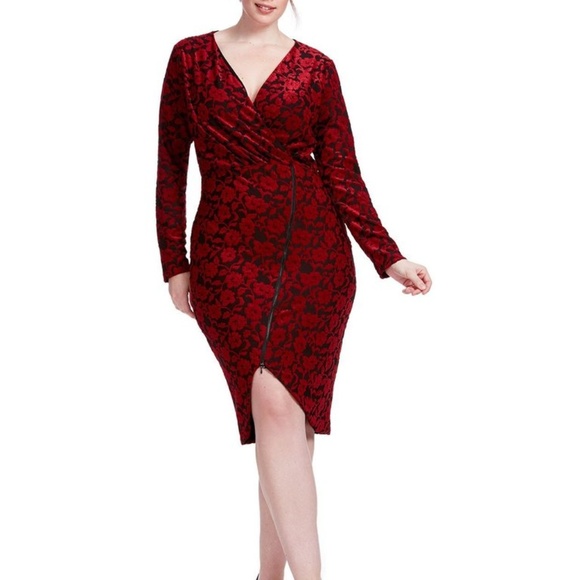 RACHEL Rachel Roy Dresses & Skirts - RACHEL Rachel Roy Floral Bordeaux Dress